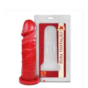 Pênis Aromático Sem Vibro Morango - 15.3cm X 4cm