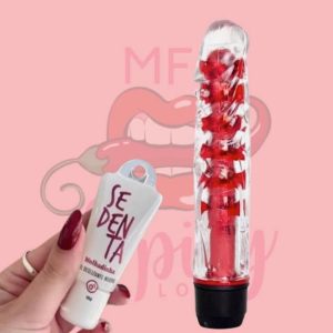 Combo Vibrador Personal e Lubrificante Molhadinha