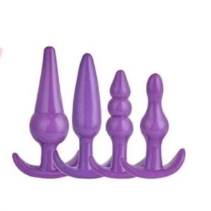 Kit Plug Anal 4 Peças